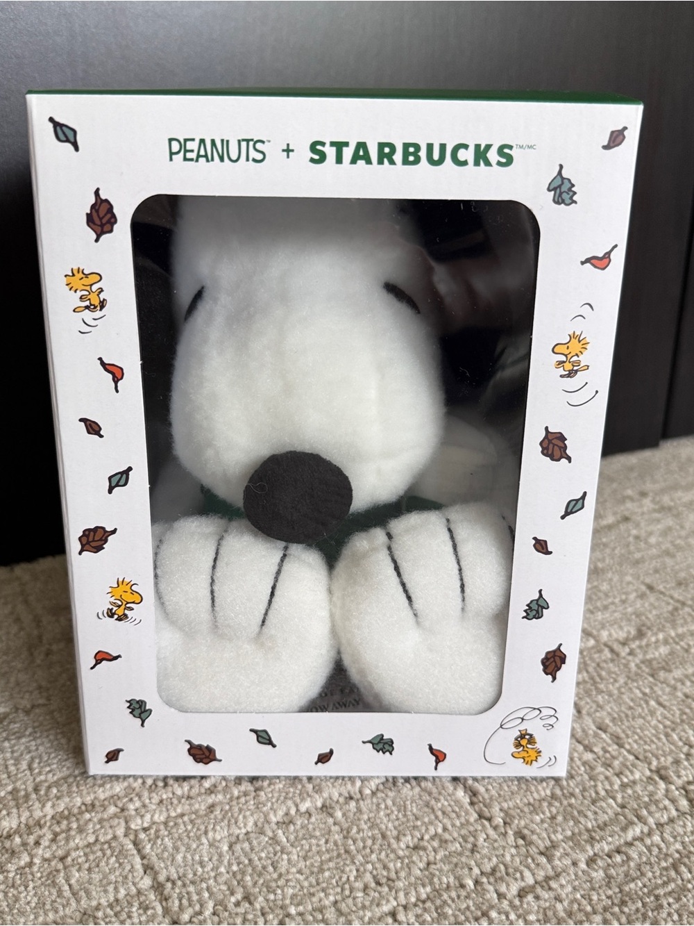 NEW Peanuts x Starbucks Snoopy Plush Toy - White
